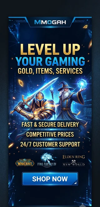 MMOGAH — Level up your gaming. Gold, items and services.
