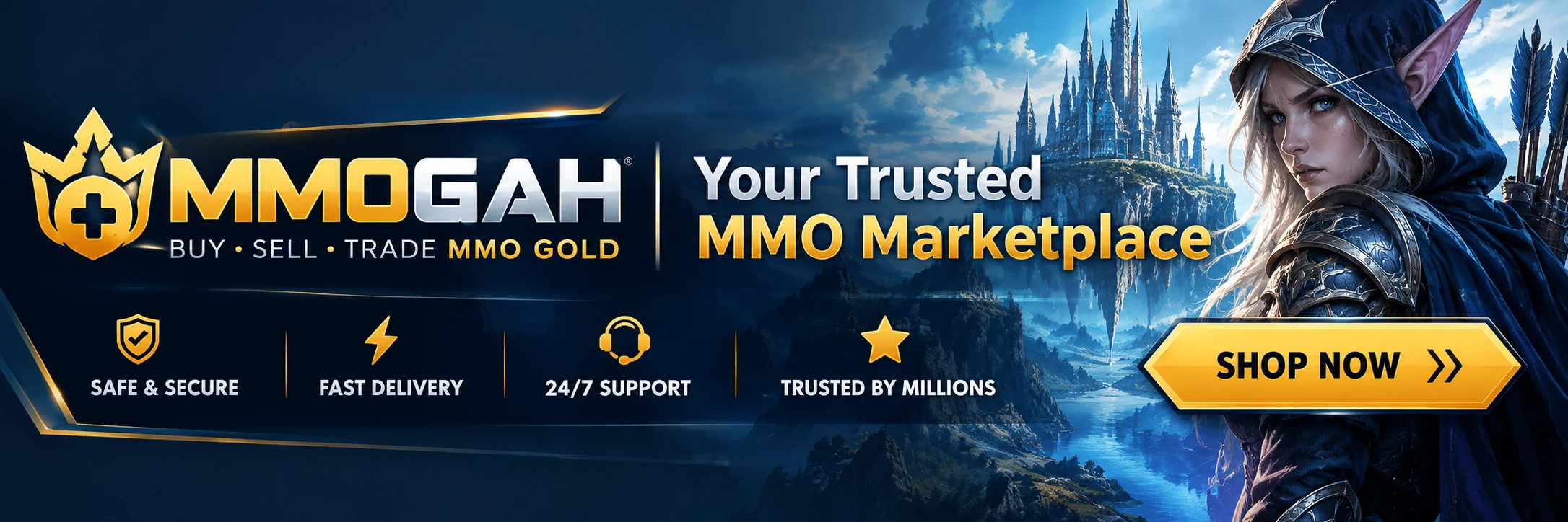 MMOGAH — Your Trusted MMO Marketplace. Buy, sell and trade MMO gold safely.