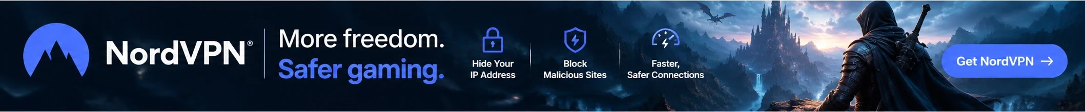 NordVPN — More freedom. Safer gaming.